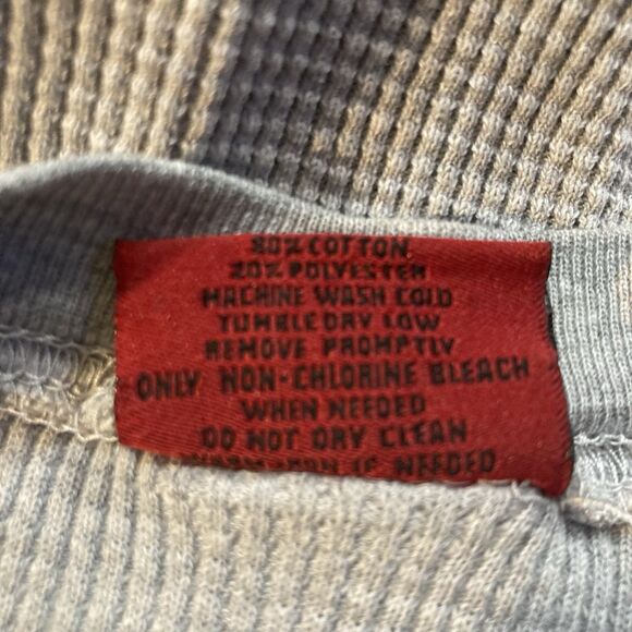 Y2K Vintage Makaveli Tupac Shakur Long Sleeve Grey Thermal Shirt Size M - Picture 12 of 13